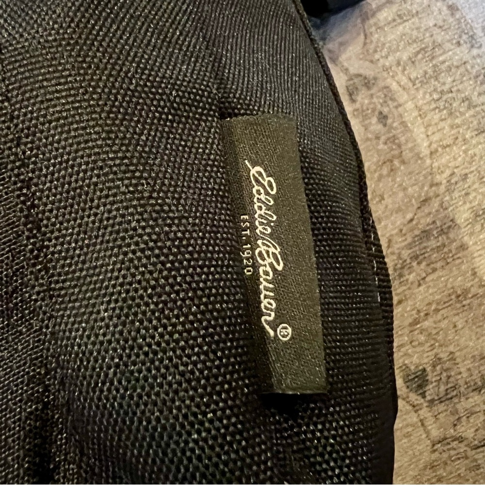 Eddie Bauer Sturdy Ripstop Crossbody Handbag Black - Picture 6 of 16